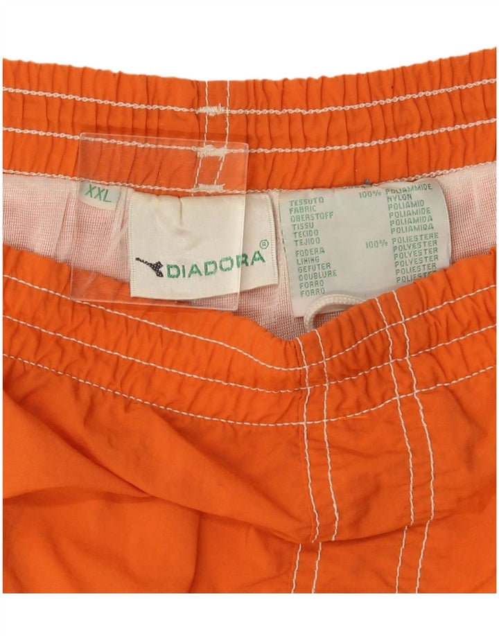 Pantaloncini da bagno uomo Diadora 2XL Arancione Poliammide