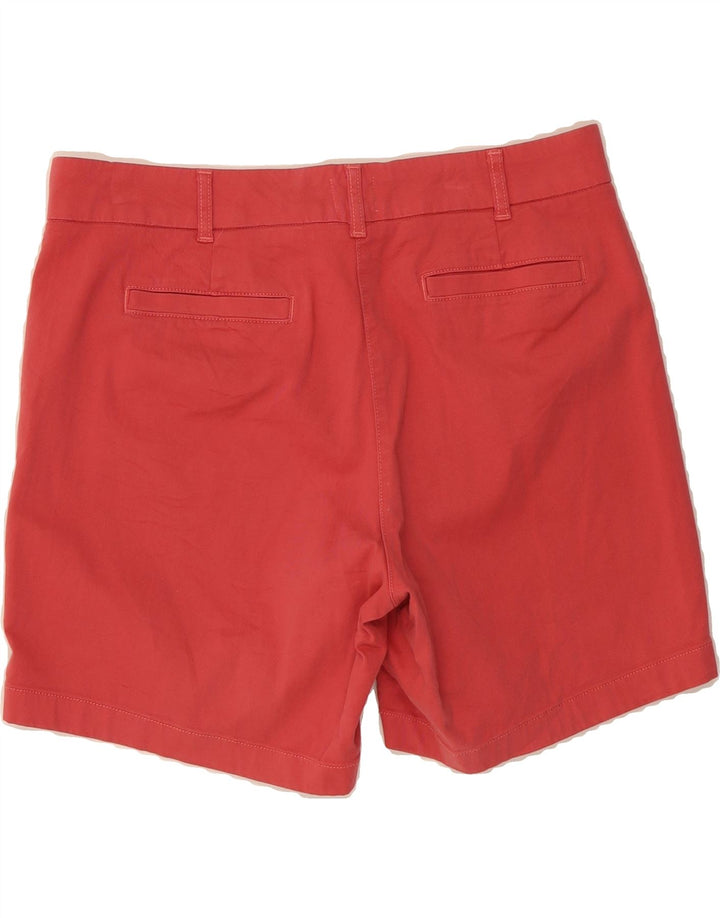 J. CREW Womens Chino Shorts US 12 Large W36  Red Cotton Vintage J. Crew and Second-Hand J. Crew from Messina Hembry 