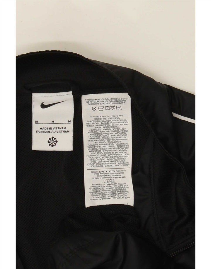 Giacca da tuta da uomo Nike, giacca media, nera, in poliestere