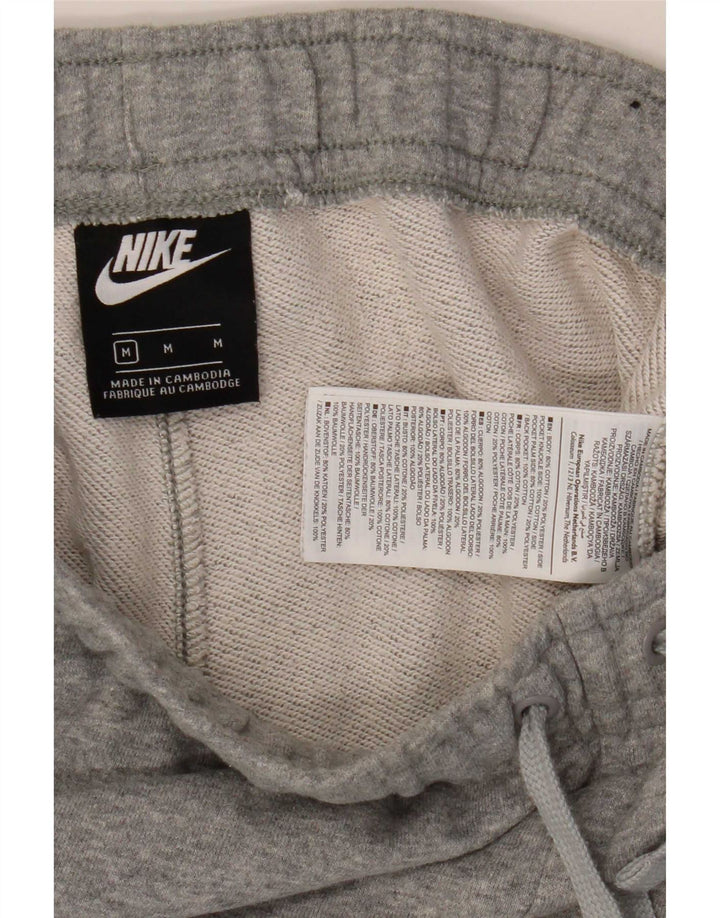 Pantaloni da tuta da uomo Nike Joggers in cotone chiazzato grigio medio