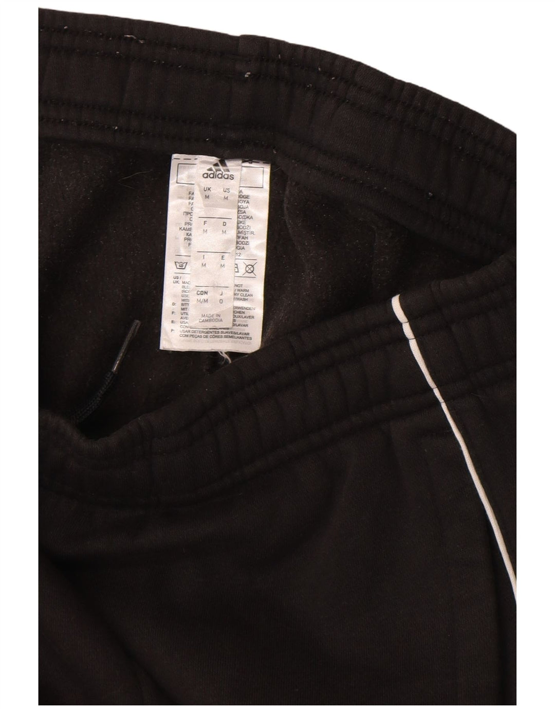 Pantaloni da tuta da uomo Adidas Joggers medio cotone nero