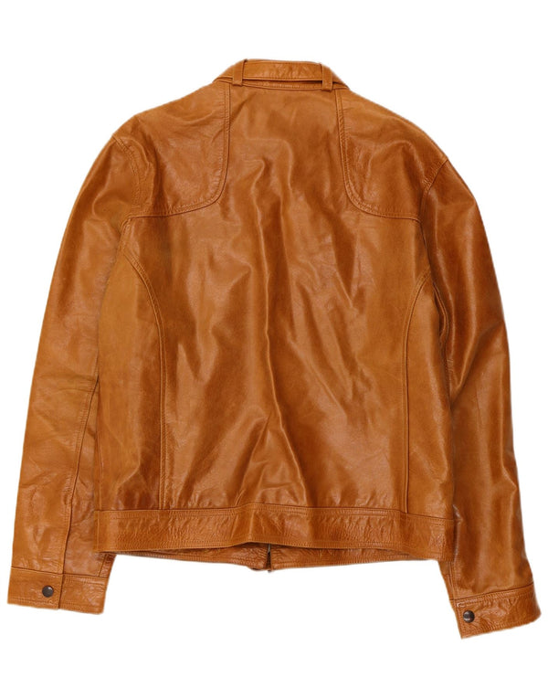 Giacca in pelle da donna Targa UK 14 Marrone medio