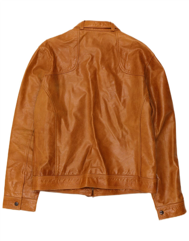 Giacca in pelle da donna Targa UK 14 Marrone medio