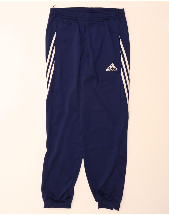 Pantaloni da tuta da uomo ADIDAS Joggers medio poliestere blu navy