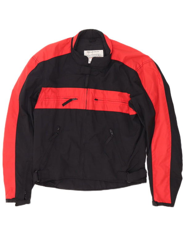 Giacca da moto da pilota da uomo Probiker UK 38 Medium Black Colourblock