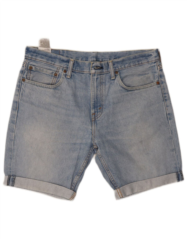 Pantaloncini di jeans Levi's 511 da uomo W34 grande cotone blu