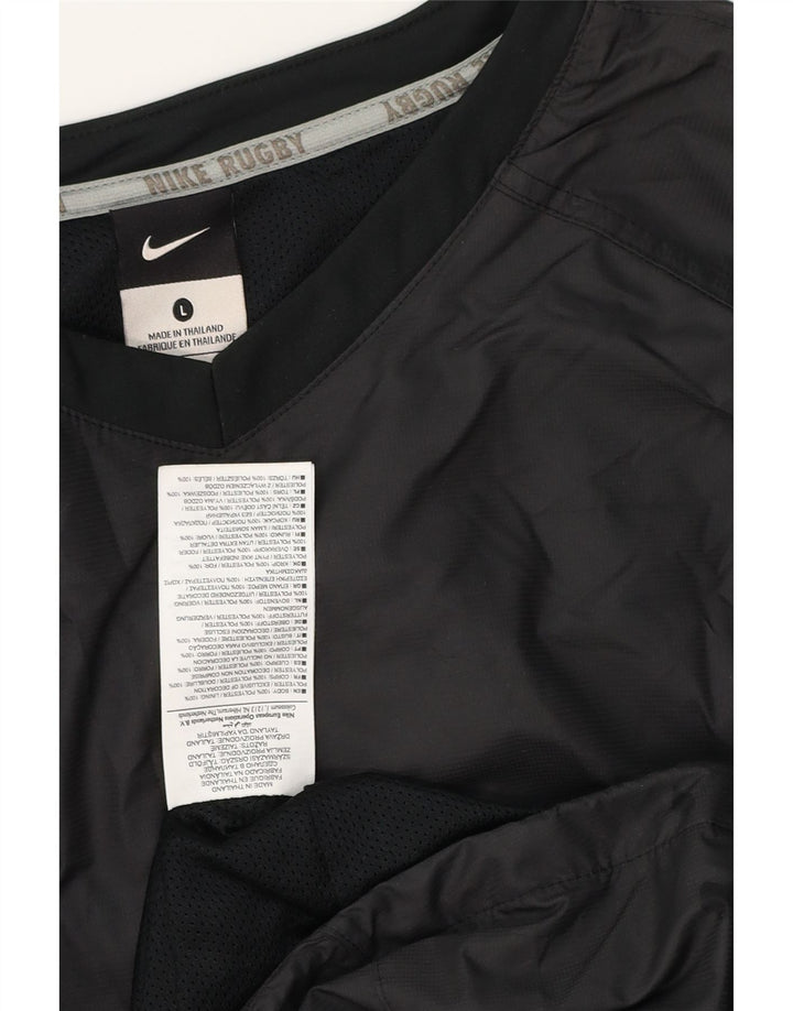 NIKE Tuta da uomo pullover Top Large in poliestere nero