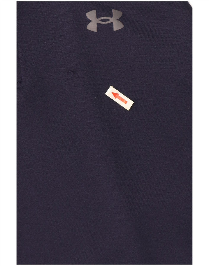 Polo da uomo Under Armour XL blu navy in poliestere