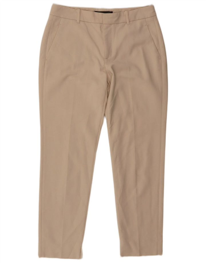 Pantaloni chino affusolati da donna Zara medi W28 L27 Beige
