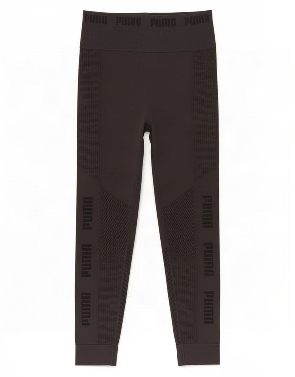 Puma Pantaloni da tuta con grafica da donna Joggers UK 8 Small Nero