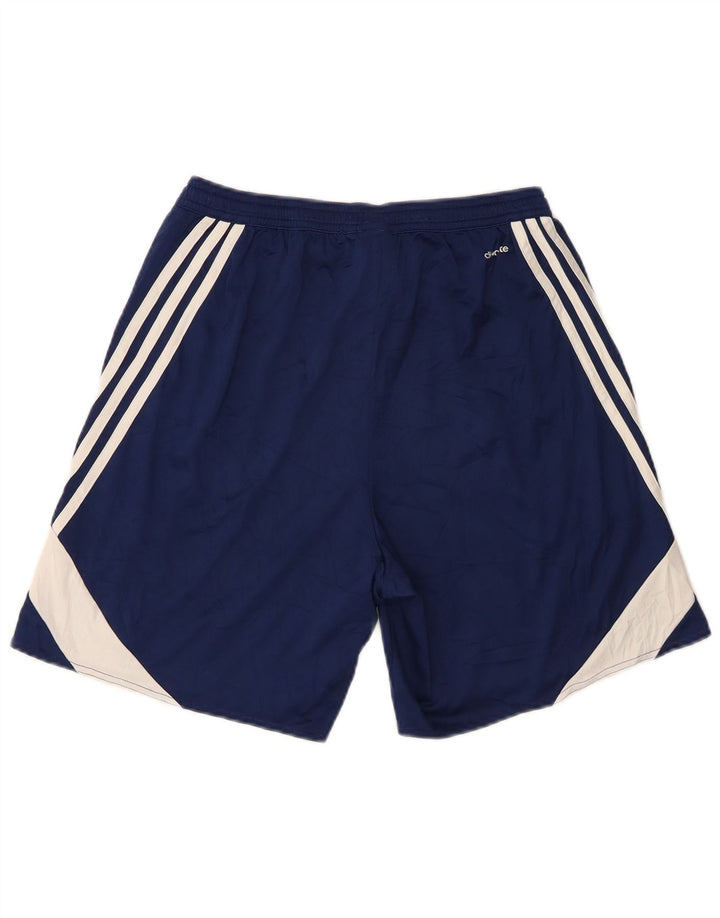 Pantaloncini sportivi Adidas Climalite da uomo, colore blu navy medio
