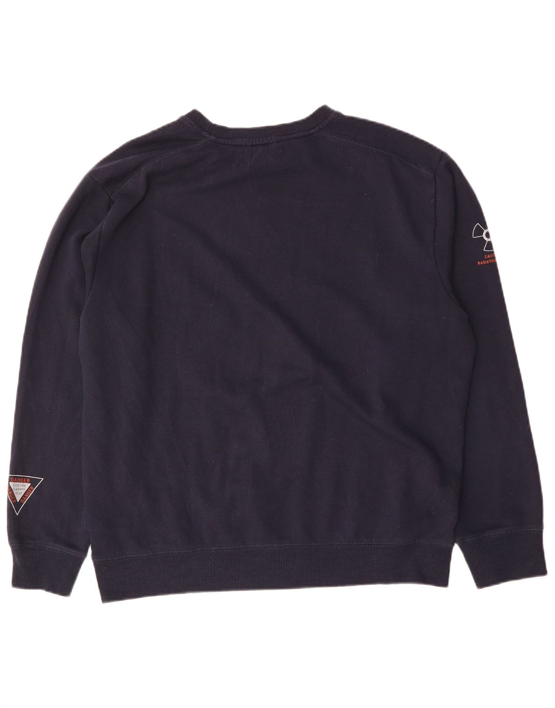 Felpa grafica da uomo AVIREX Maglione XL Blu navy in cotone