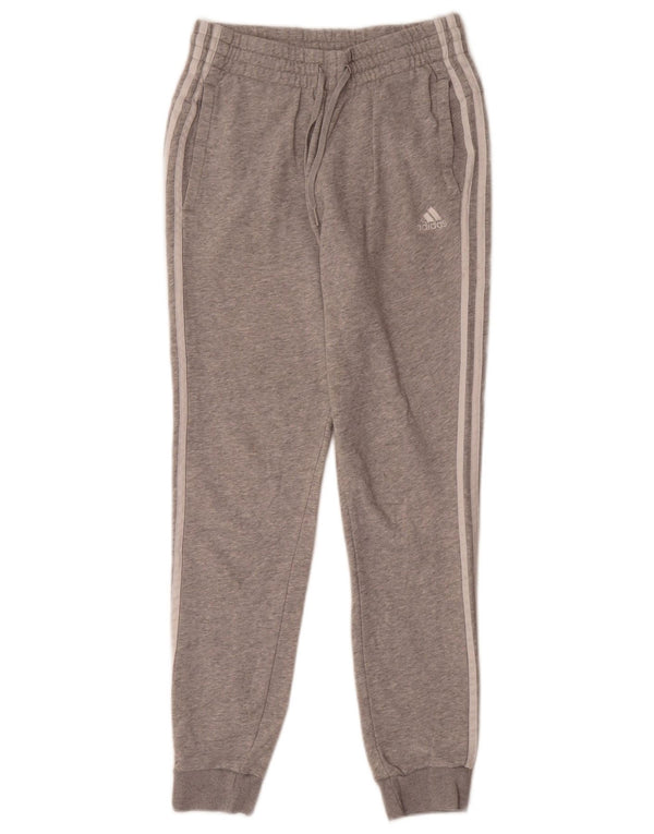 Pantaloni da tuta da donna Adidas Joggers UK 8/10 Small Cotone grigio
