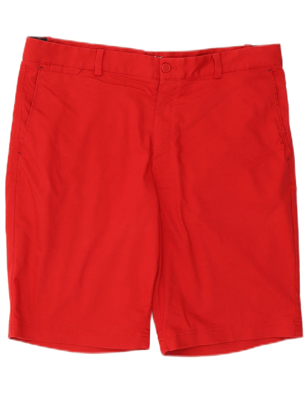 NIKE Mens Dri Fit Chino Shorts W36 Large Red Cotton