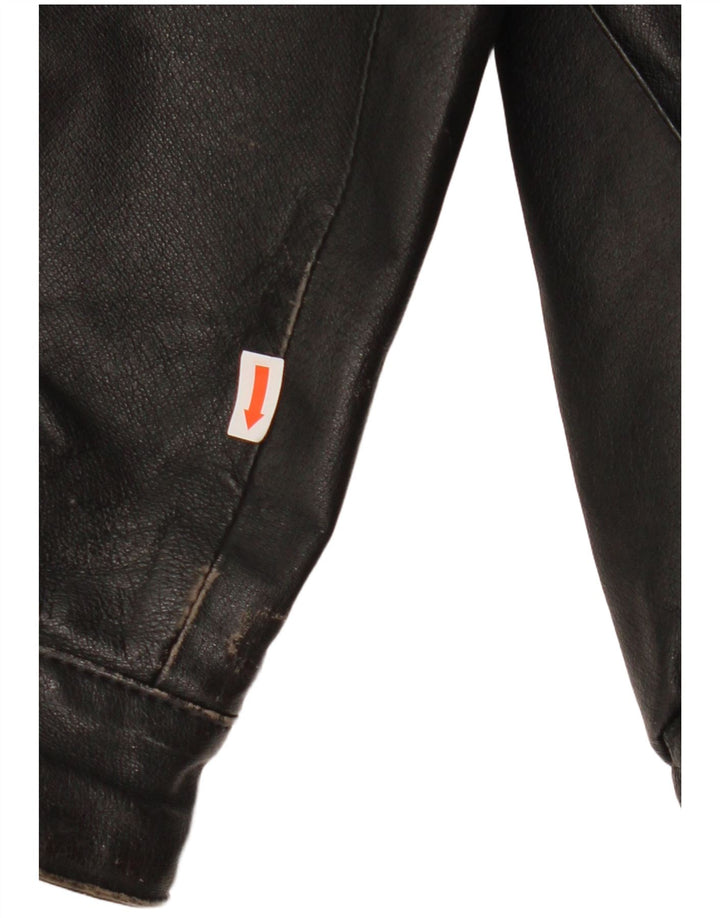 Giacca in pelle da uomo C&A EU 54 2XL Pelle nera