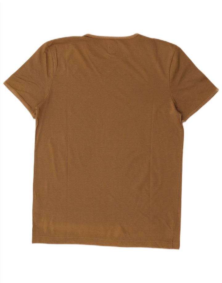 T-shirt da uomo Energie Top in cotone beige medio