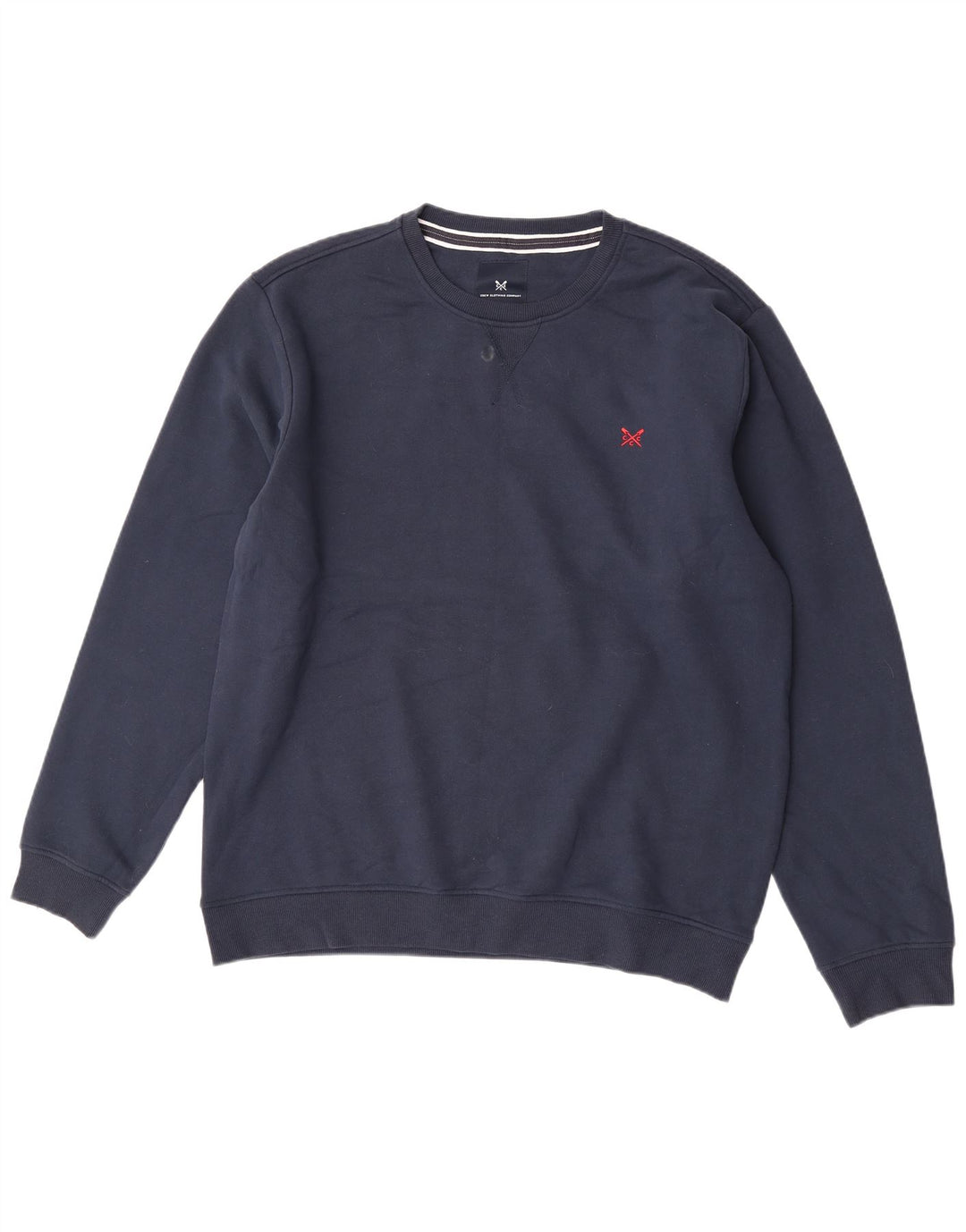 Crew Clothing Mens Sweatshirt Jumper 2XL Navy Blue Cotton