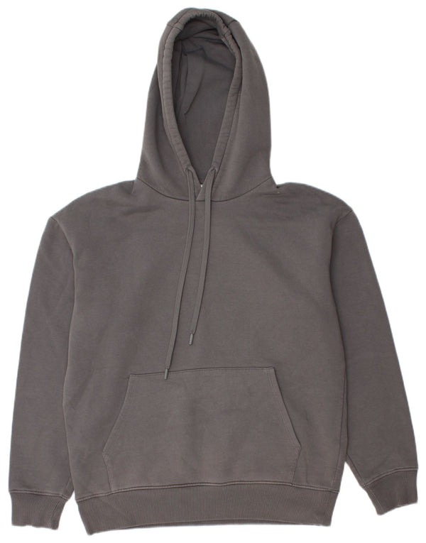 Maglia con cappuccio da uomo ZARA piccola in cotone grigio