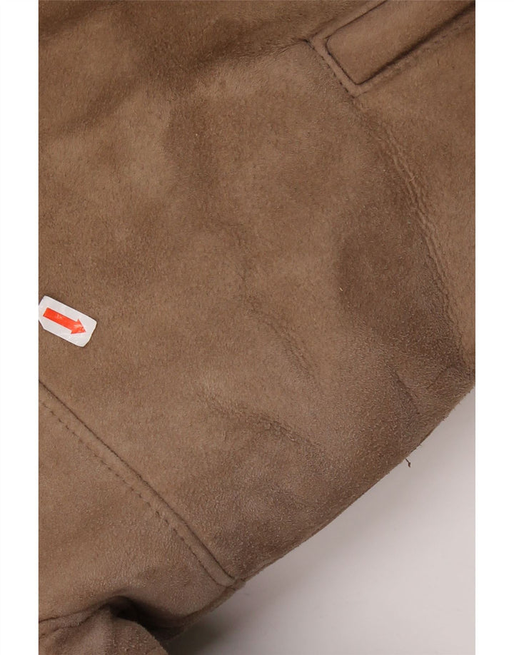 Cappotto in shearling vintage da donna EU 42 Shearling beige grande