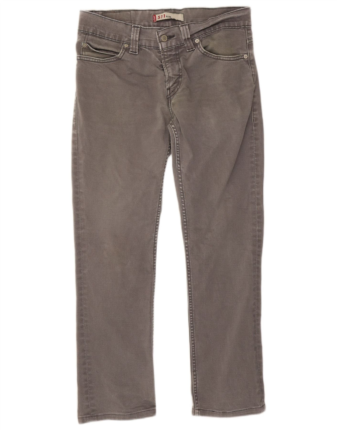 Jeans Levi's 511 Slim da donna W32 L28 in cotone grigio