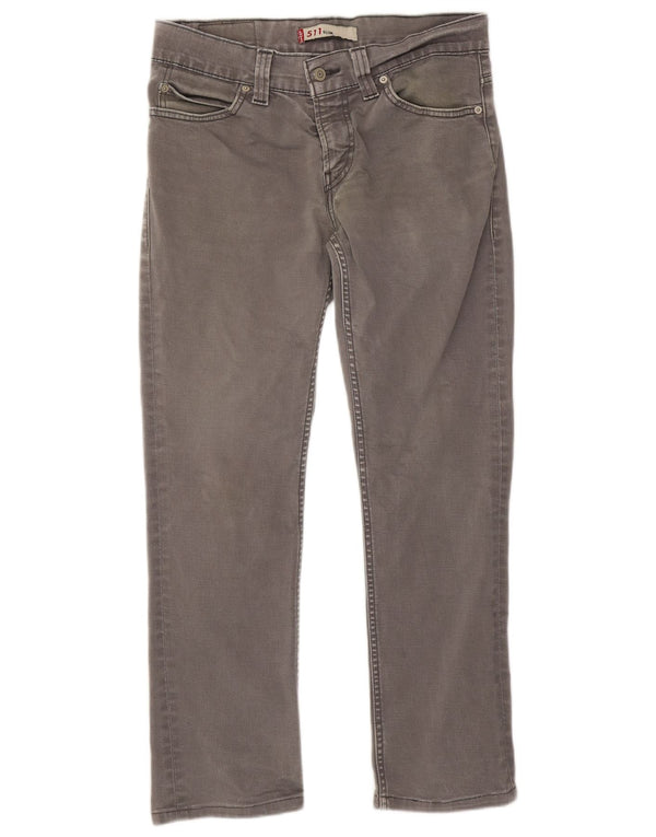 Jeans Levi's 511 Slim da donna W32 L28 in cotone grigio