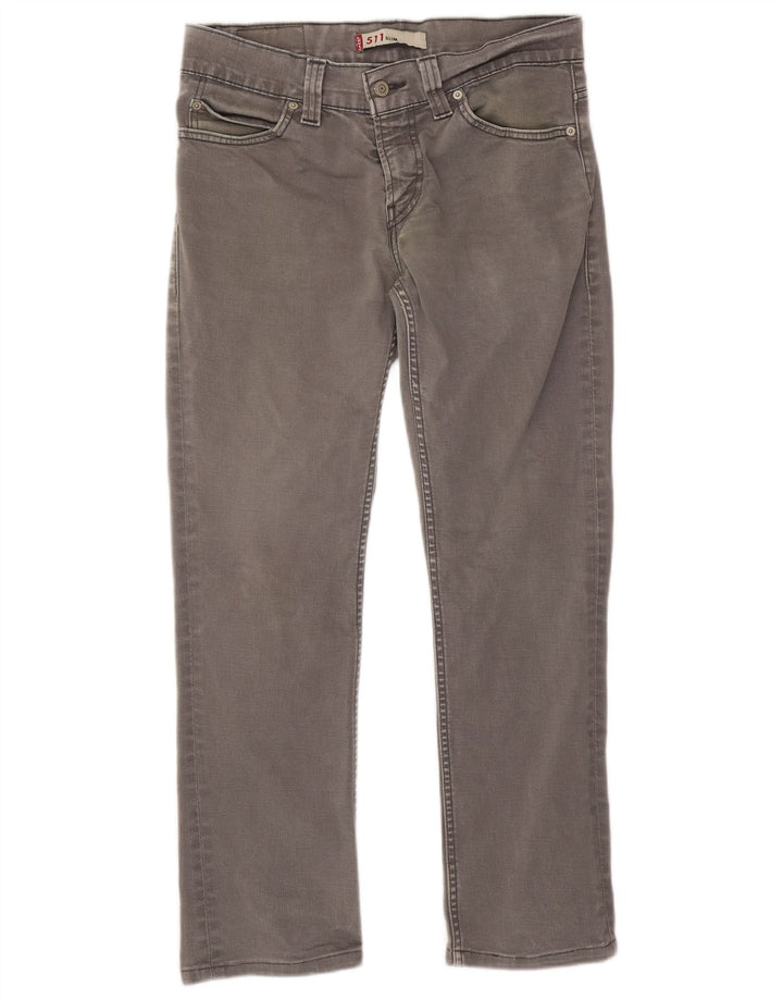 Jeans Levi's 511 Slim da donna W32 L28 in cotone grigio