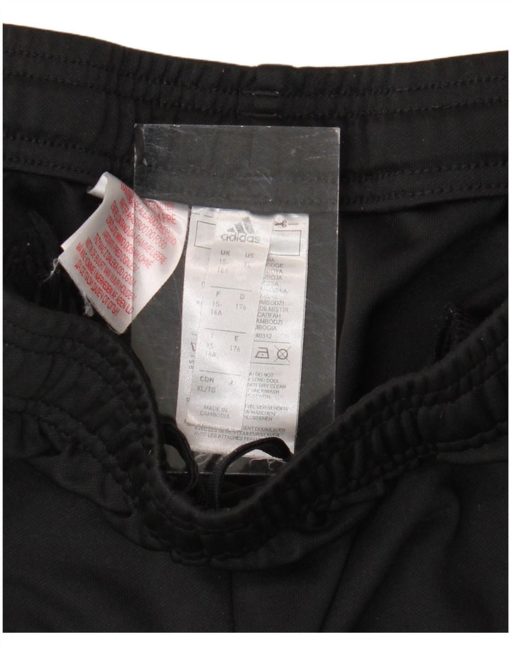 Pantaloni della tuta ADIDAS Aeroready da bambino 15-16 anni in poliestere nero