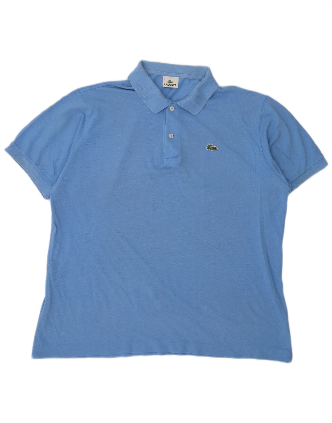 Polo da uomo LACOSTE taglia 6 XL in cotone blu