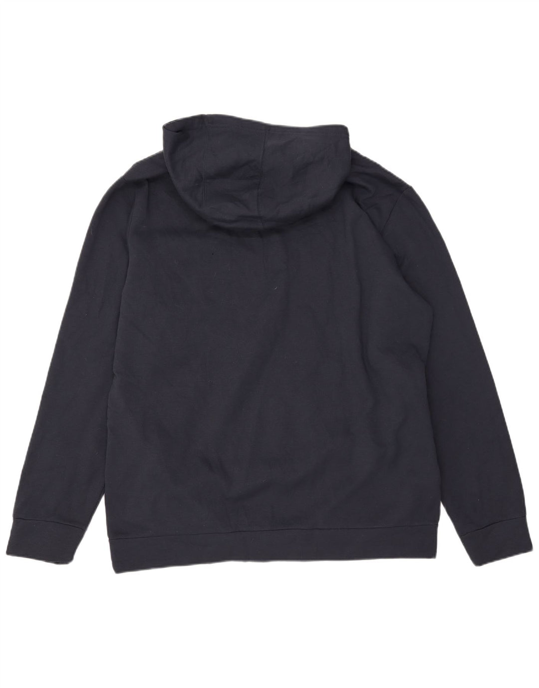 Felpa con cappuccio da uomo Adidas XL poliestere blu navy