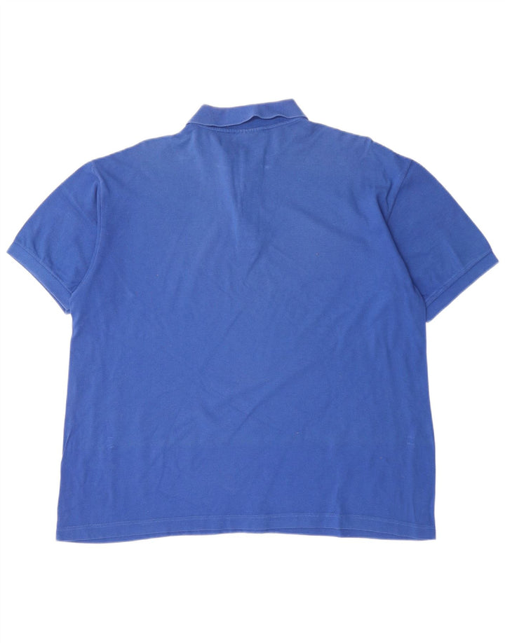 Polo da uomo RIFLE XL in cotone blu