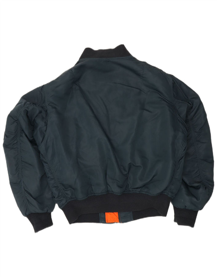Giacca da aviatore da volo da uomo Carrera UK 38 media blu navy in poliammide