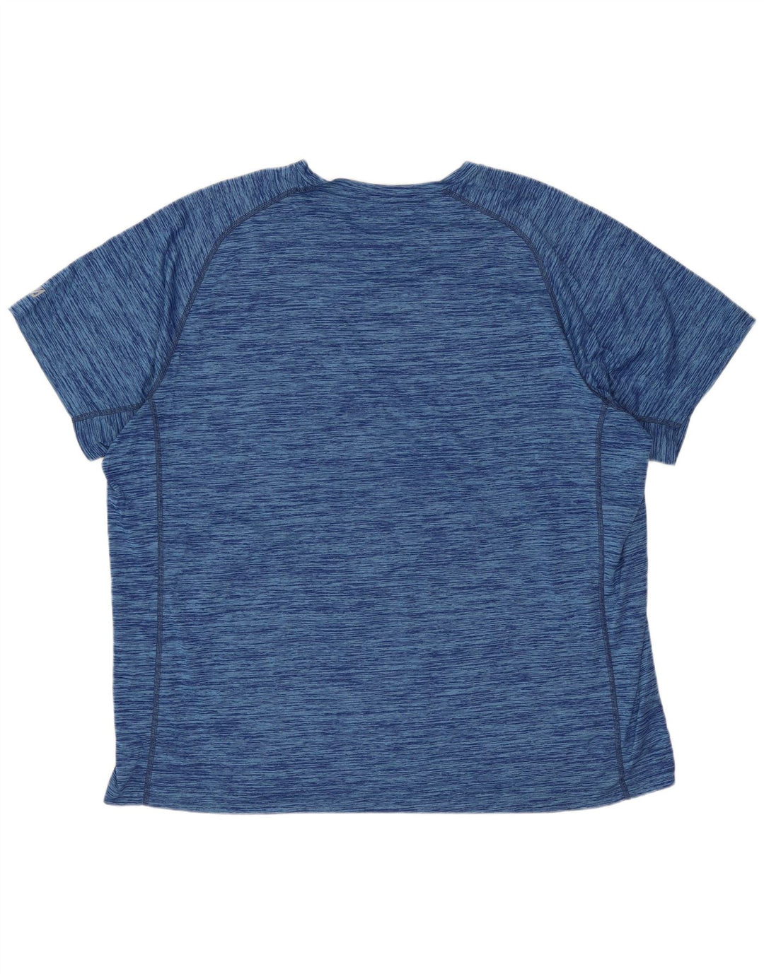T-shirt da uomo EDDIE BAUER Top XL poliestere chiazzato blu