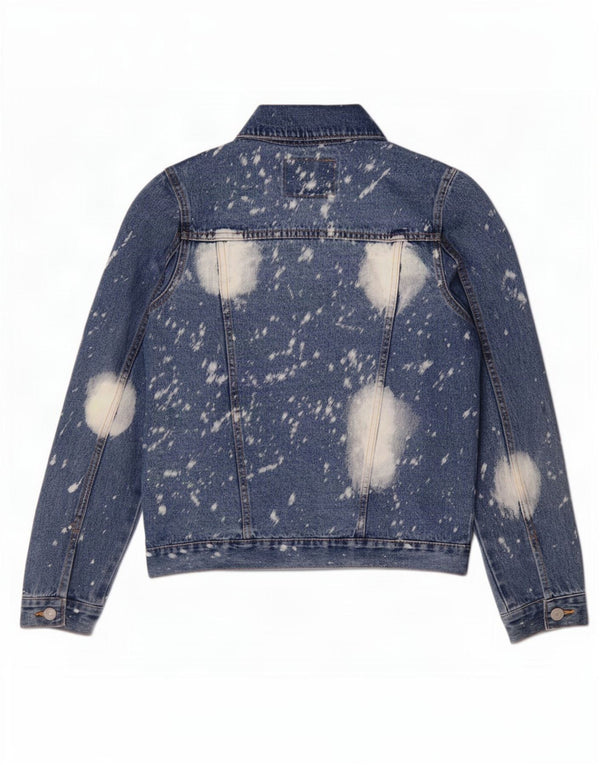 Giacca di jeans per ragazze Levi's 13-14 anni in cotone tie dye blu