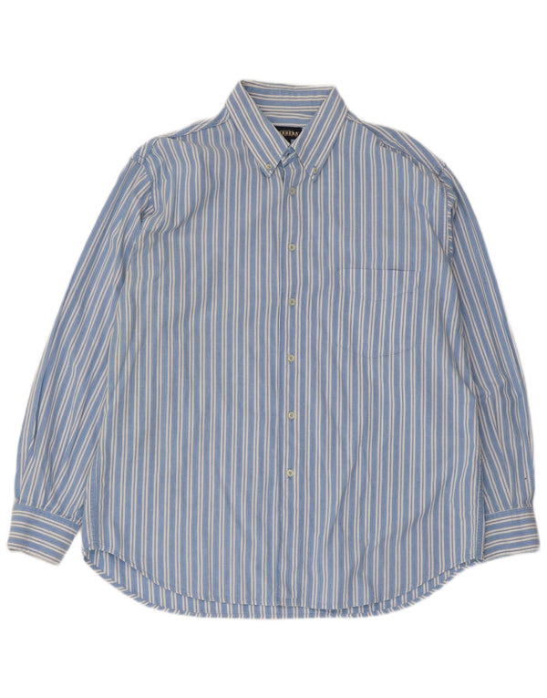 Camicia da uomo Carrera XL in cotone a righe blu