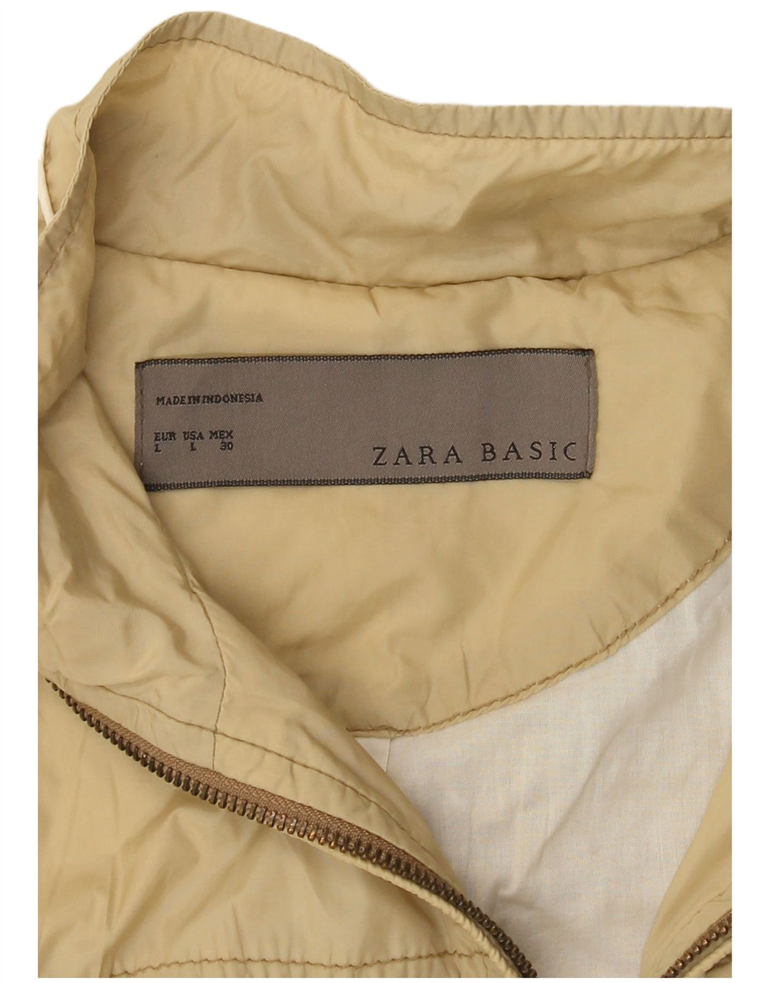 Giacca utility da donna Zara UK 14 grande beige