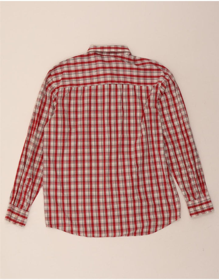LEVI'S Mens Shirt Large Red Check Cotton Vintage Levi's and Second-Hand Levi's from Messina Hembry 