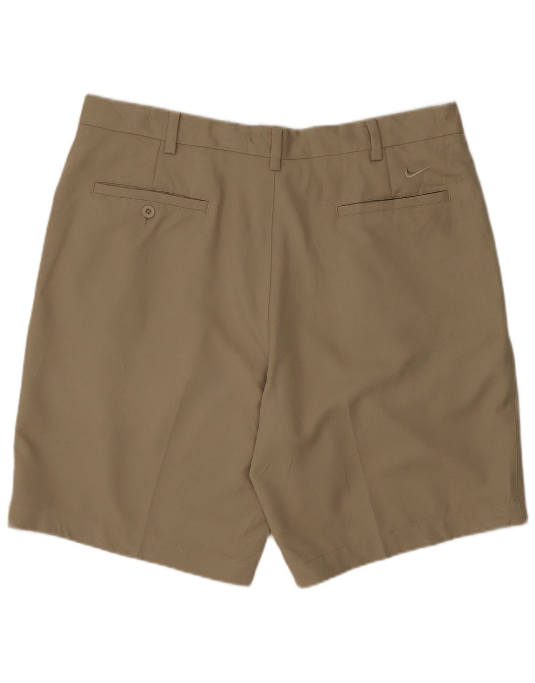 Pantaloncini chino Nike Fit Dry da uomo W36 Large in poliestere kaki