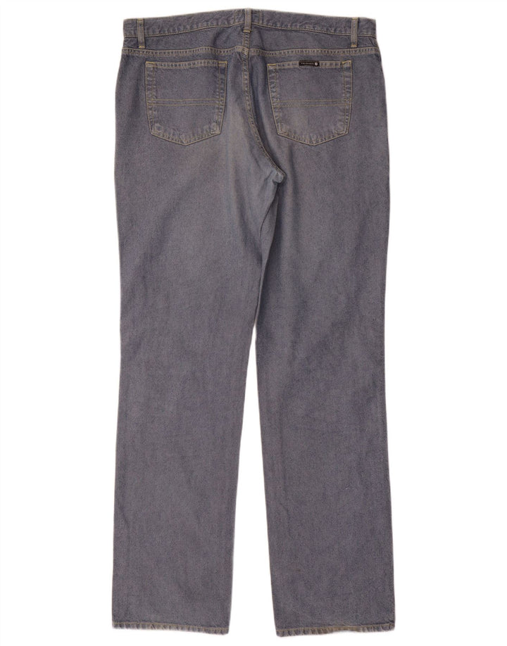 Jeans Straight Uomo Trussardi W38 L36 Cotone Blu