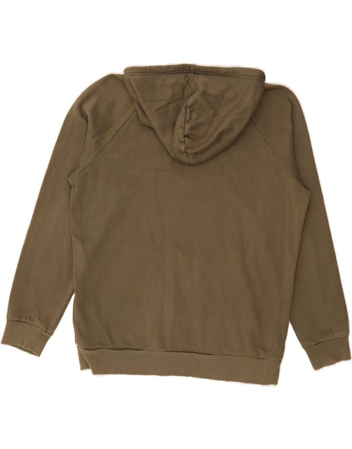 UNDER ARMOUR Mens Hoodie Jumper Medium Green Cotton Vintage Under Armour and Second-Hand Under Armour from Messina Hembry 
