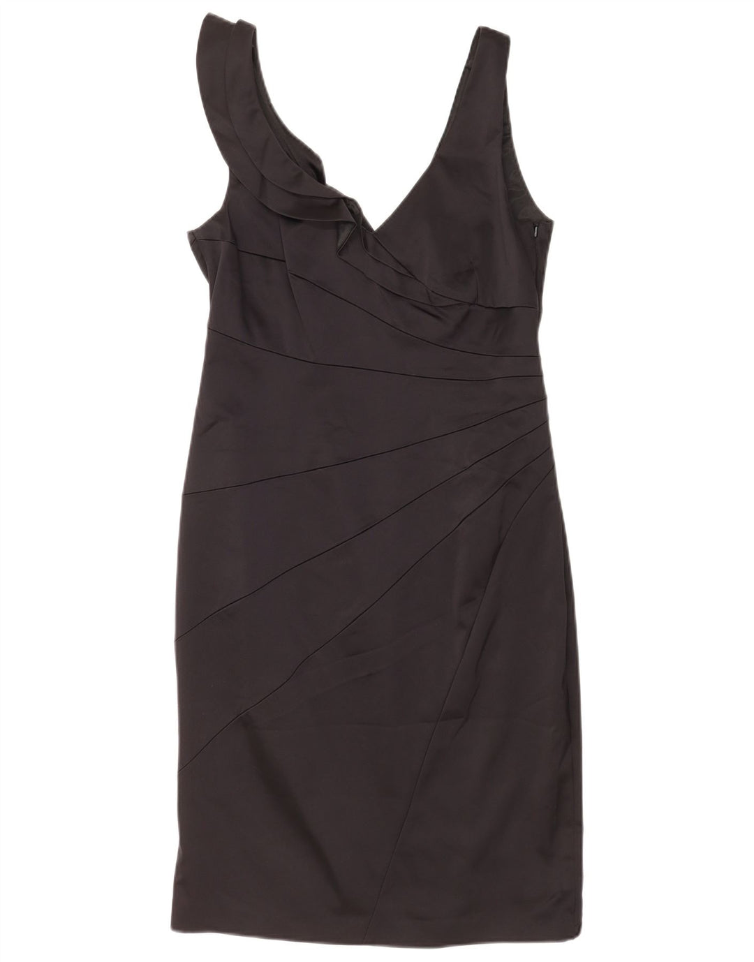 Abito tubino senza maniche Coast da donna UK 12 medio acetato nero
