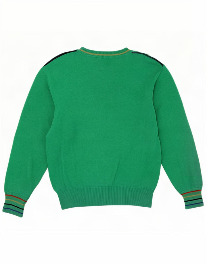 Maglione maglione girocollo con grafica da donna Basler UK 14 Verde medio