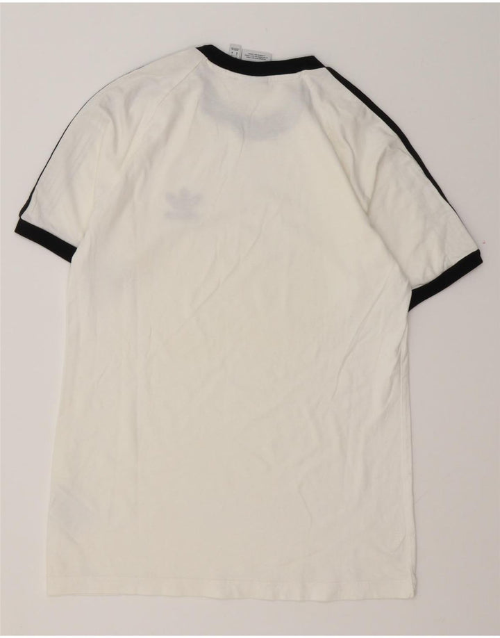 T-shirt ADIDAS da uomo Top in cotone bianco medio