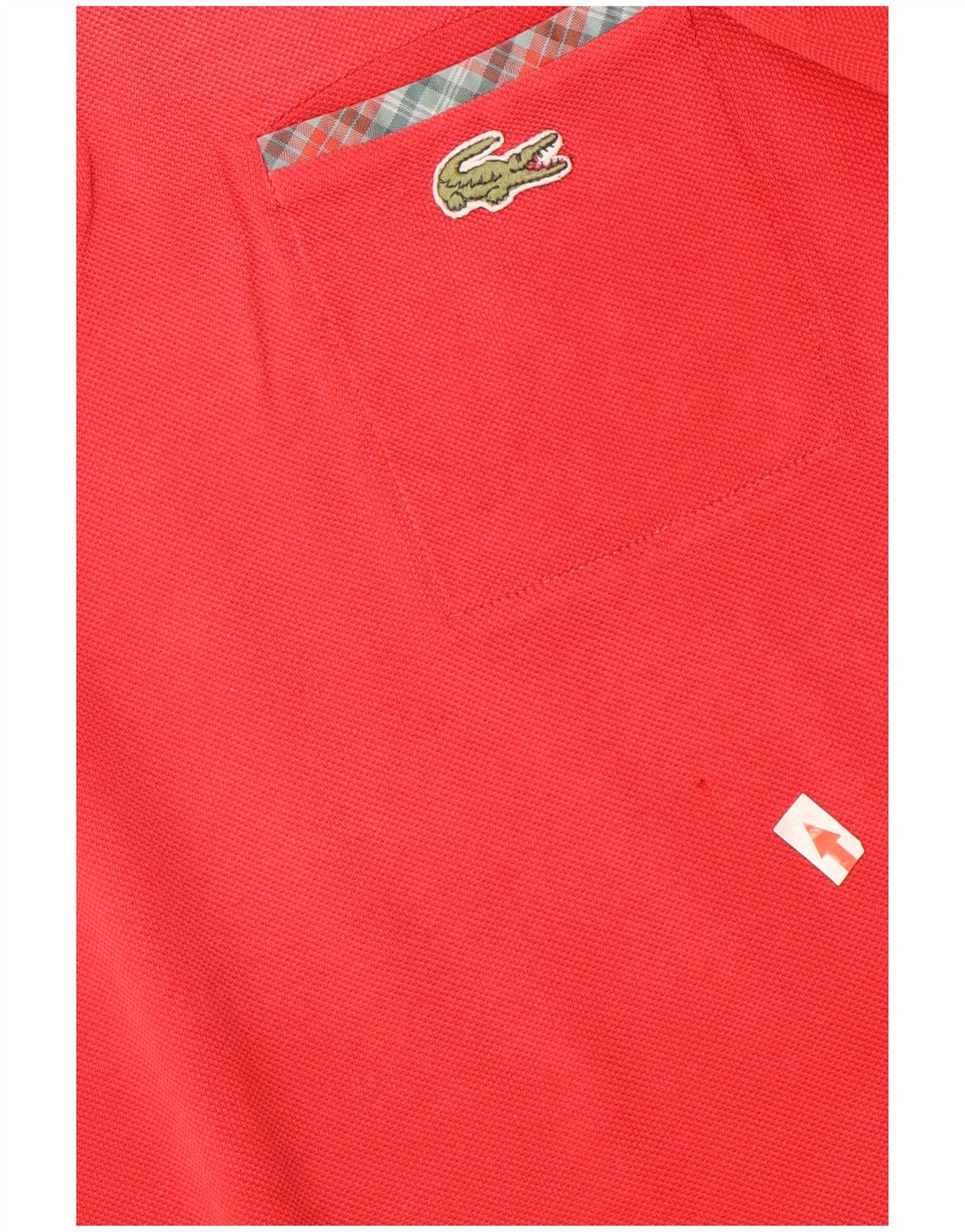 Polo da uomo Lacoste taglia 5 grande in cotone rosso