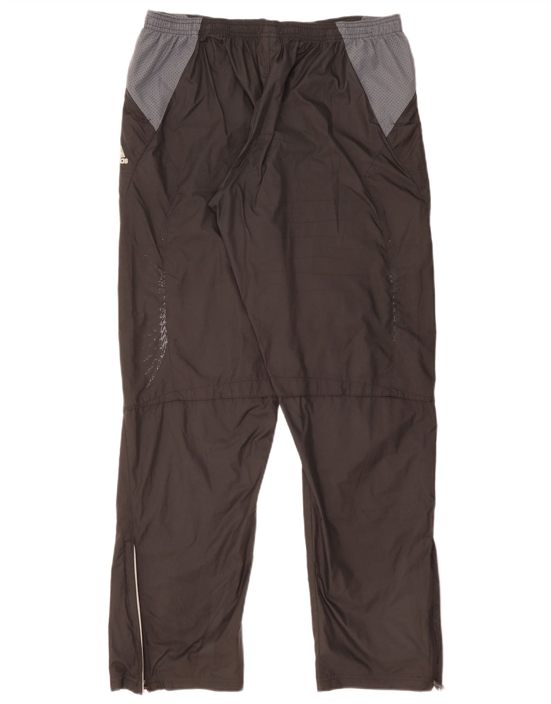 Pantaloni impermeabili Adidas Supernova da uomo, grandi, in poliestere color block nero