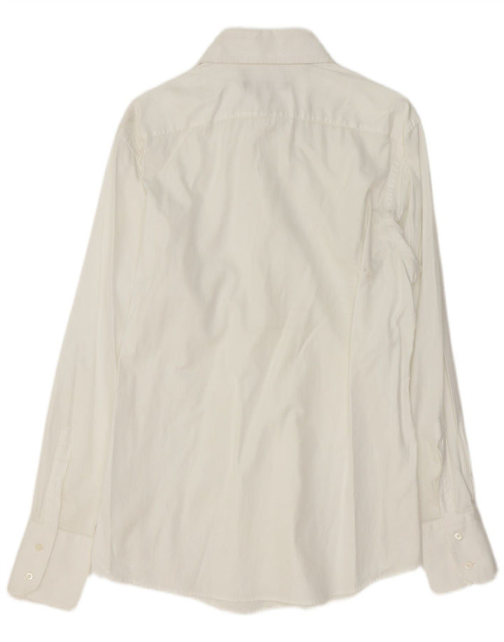 Camicia da uomo Gucci taglia 44 17 1/2 XL cotone bianco