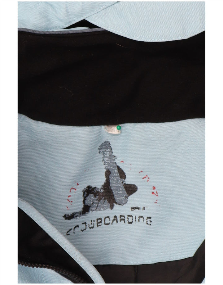 Giacca da sci con cappuccio da uomo Brugi IT 50 Large blu in poliestere color block