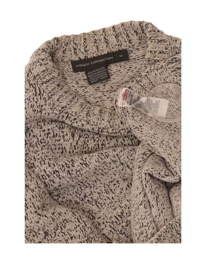 FRENCH CONNECTION Maglione da donna con scollo a barca UK 14 Grigio medio