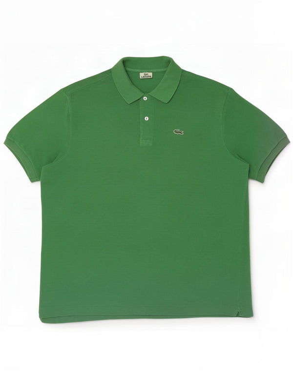Polo da uomo Lacoste taglia 7 2XL cotone verde