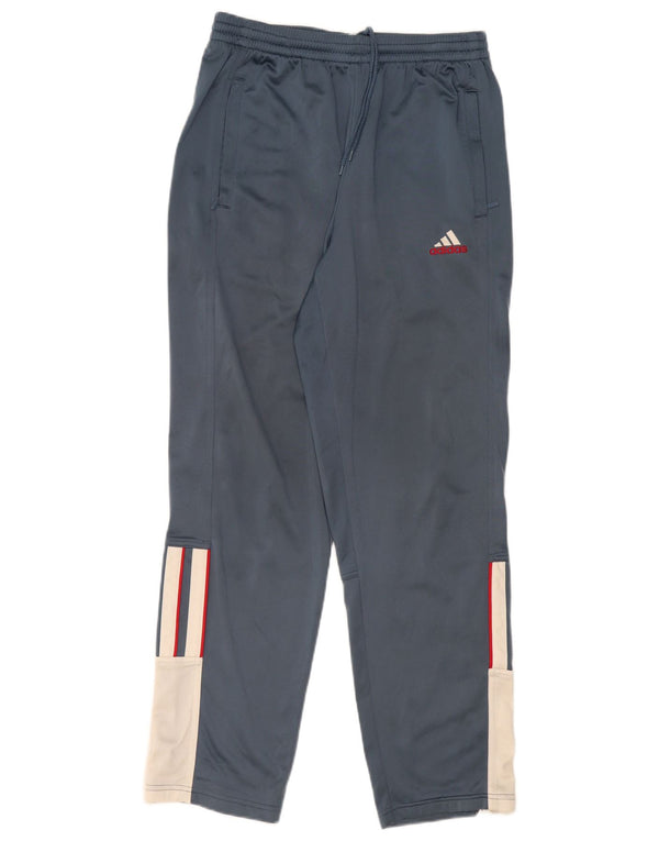 Pantaloni da tuta da uomo Adidas UK 38/40 Medium Blu Navy Colourblock