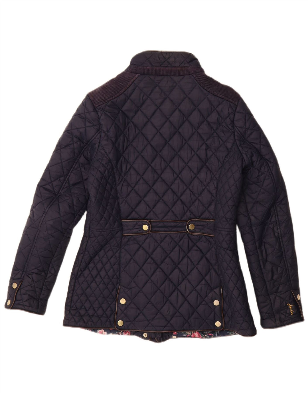 Giacca trapuntata da donna JOULES UK 10 Small Blu Navy in poliammide
